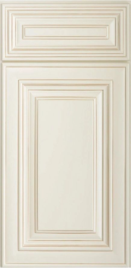White Cameo Luxe Series cabinet door